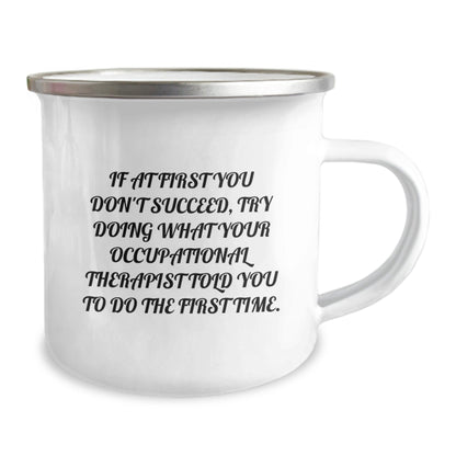 Funny Occupational Therapist Gift, Inspirational Camping Mug, Christmas Unique Present for Occupational Therapist - The Buy Boom