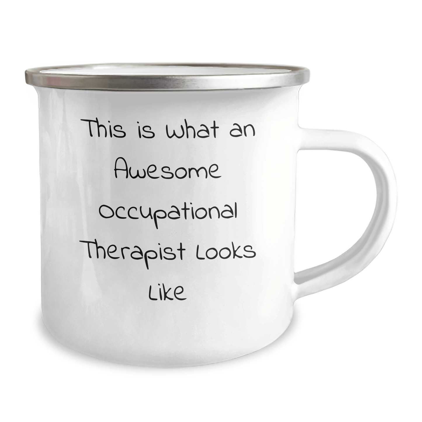 Funny Occupational Therapist Gifts from Friends for Fathers Day Camping Mug, 'This Is What An Awesome Occupational Therapist Looks Like' - The Buy Boom