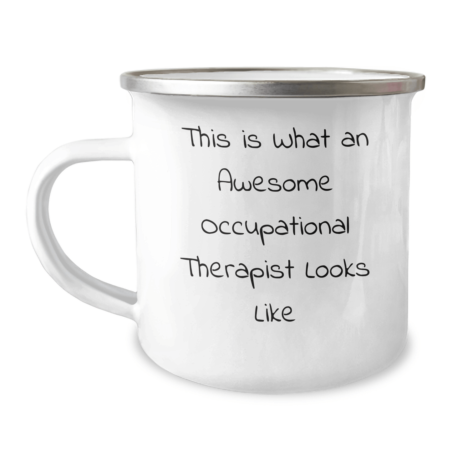 Funny Occupational Therapist Gifts from Friends for Fathers Day Camping Mug, 'This Is What An Awesome Occupational Therapist Looks Like' - The Buy Boom