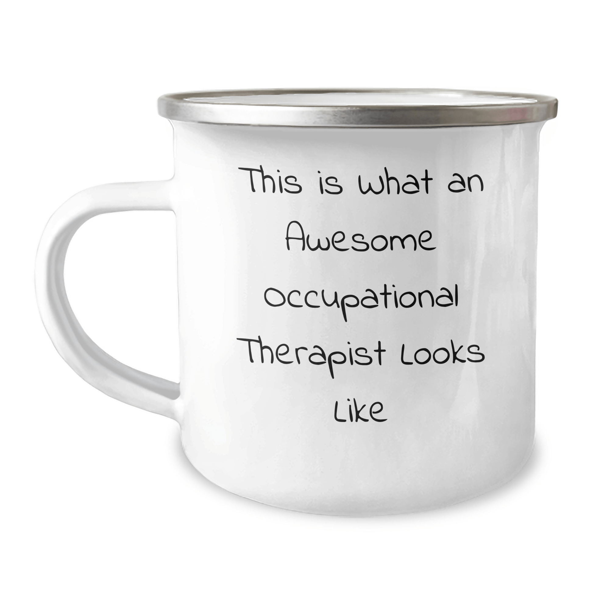 Funny Occupational Therapist Gifts from Friends for Fathers Day Camping Mug, 'This Is What An Awesome Occupational Therapist Looks Like' - The Buy Boom