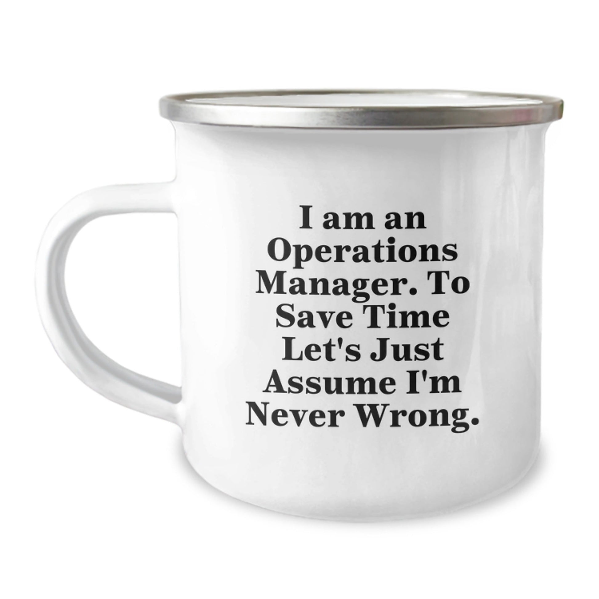 Funny Operations Manager Camping Mug Gifts for Men from Friends Christmas Unique Presents - The Buy Boom