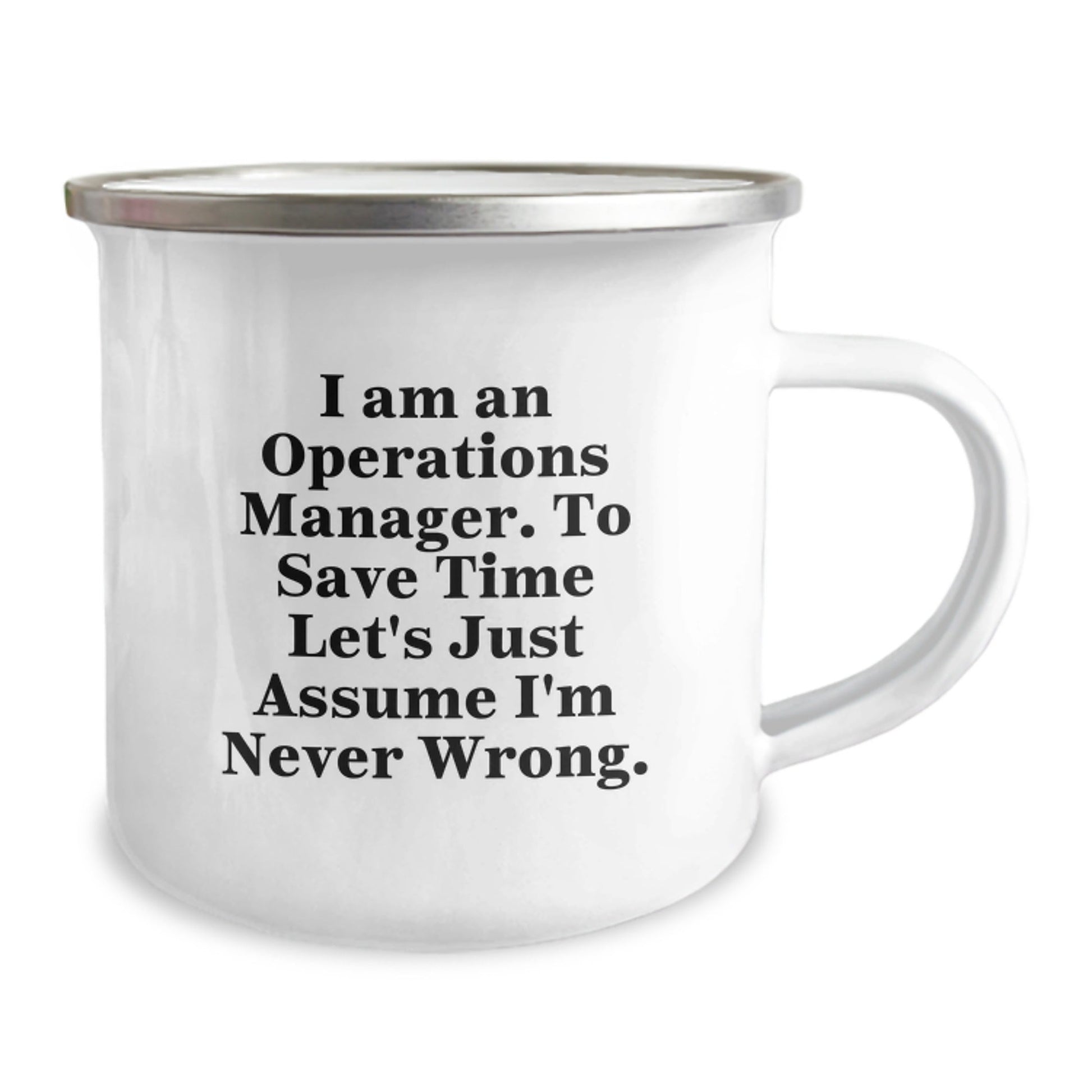Funny Operations Manager Camping Mug Gifts for Men from Friends Christmas Unique Presents - The Buy Boom