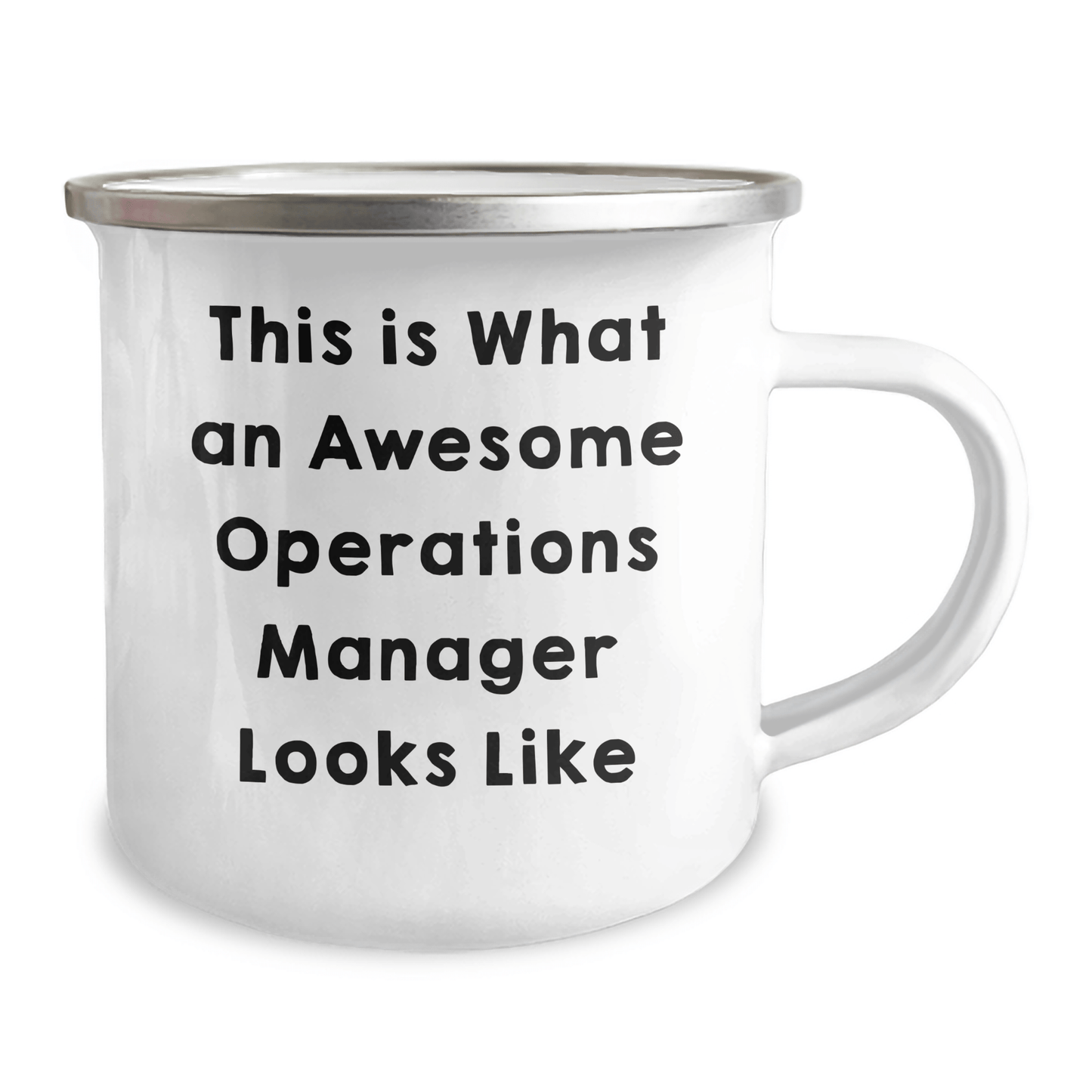 Funny Operations Manager Gifts from Family - This Is What An Awesome Operations Manager Looks Like - 12 oz Stainless Steel Camping Mug for Men - The Buy Boom