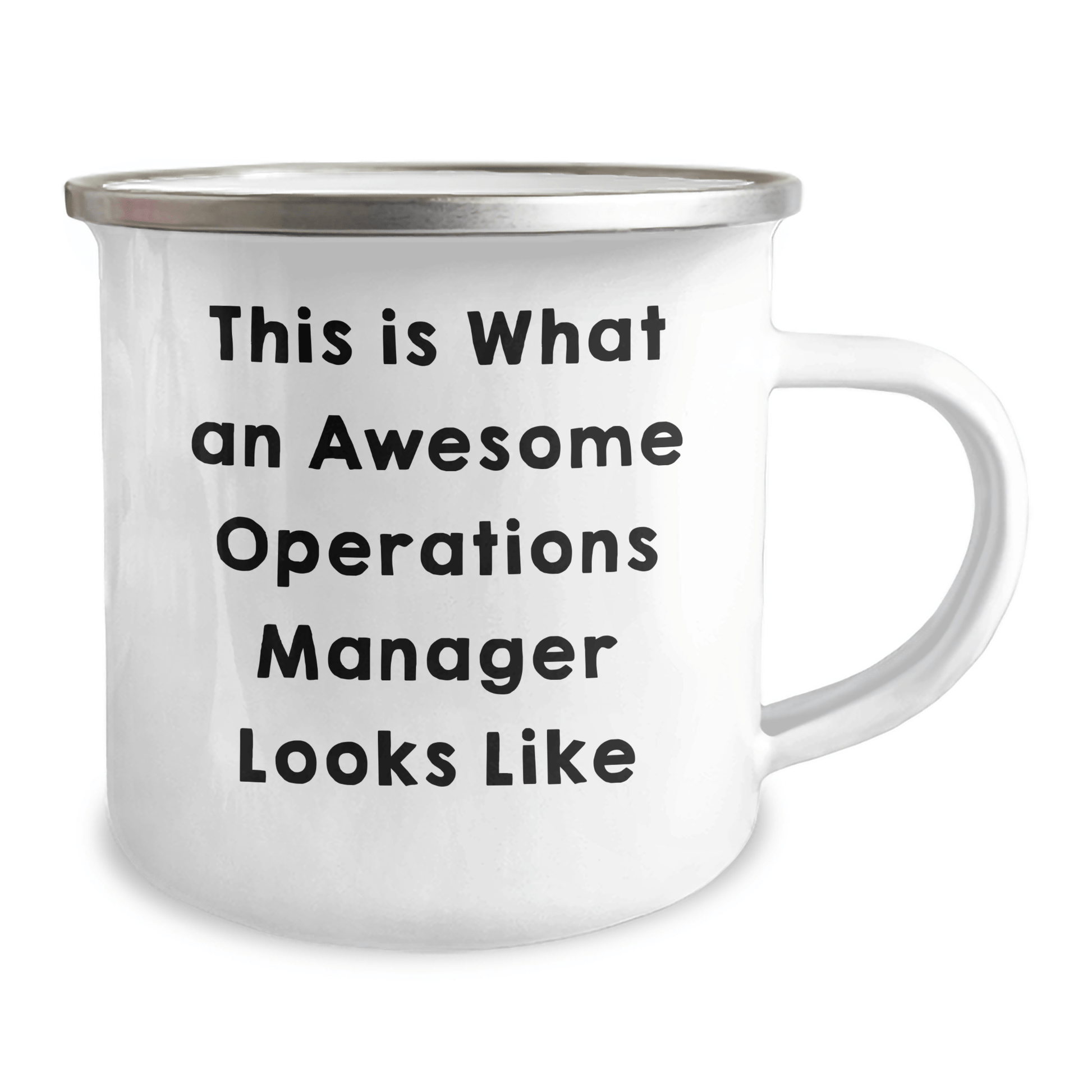 Funny Operations Manager Gifts from Family - This Is What An Awesome Operations Manager Looks Like - 12 oz Stainless Steel Camping Mug for Men - The Buy Boom