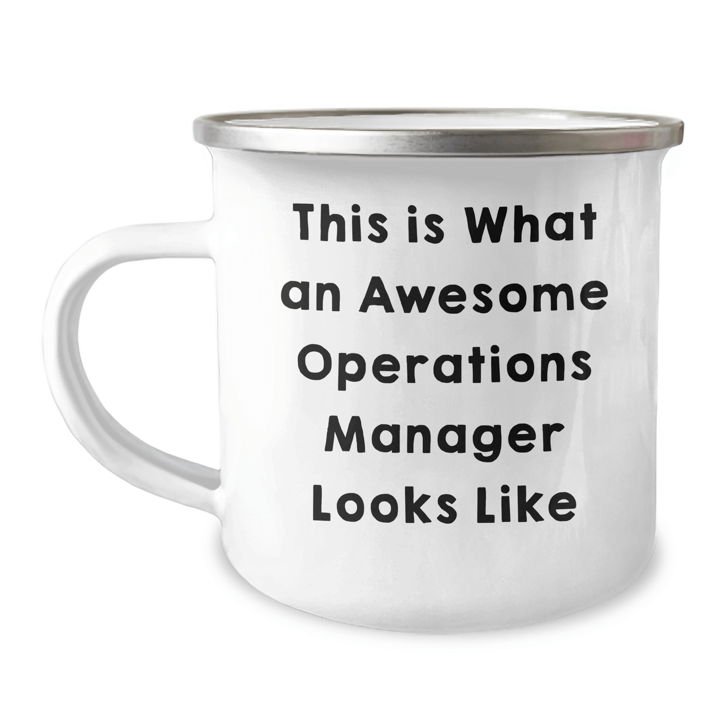 Funny Operations Manager Gifts from Family - This Is What An Awesome Operations Manager Looks Like - 12 oz Stainless Steel Camping Mug for Men - The Buy Boom