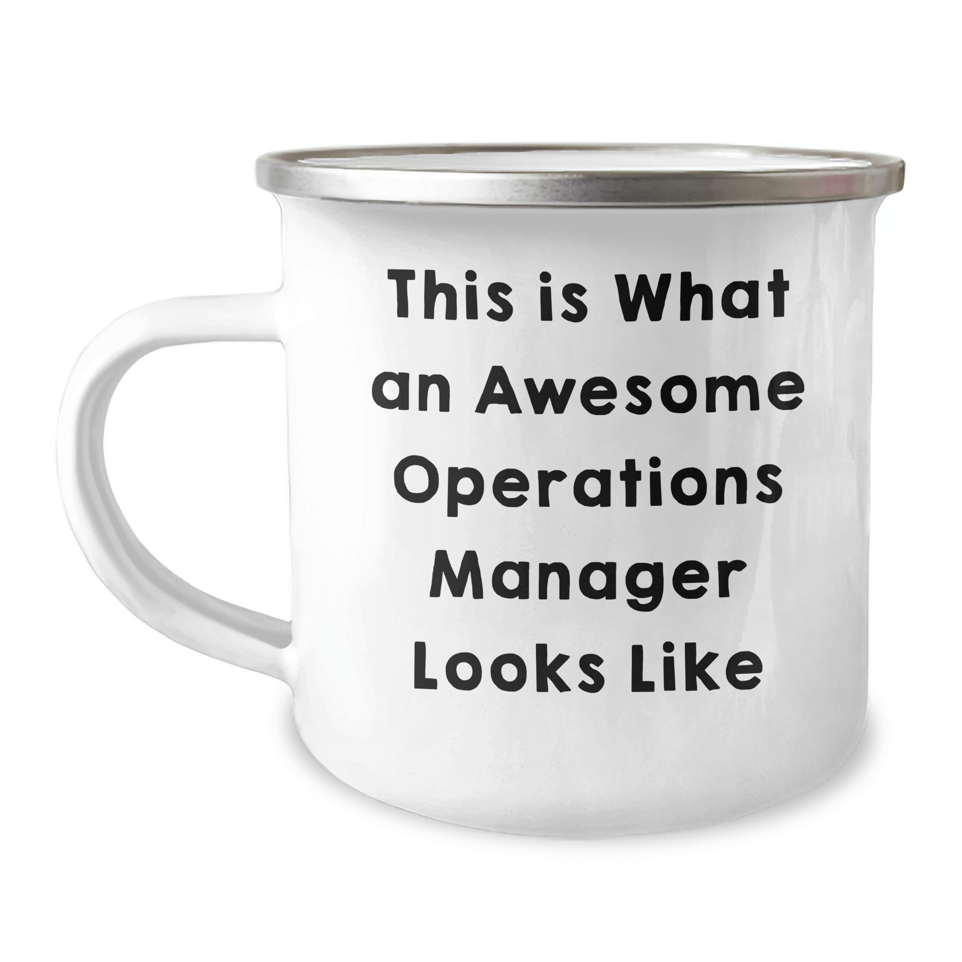 Funny Operations Manager Gifts from Family - This Is What An Awesome Operations Manager Looks Like - 12 oz Stainless Steel Camping Mug for Men - The Buy Boom