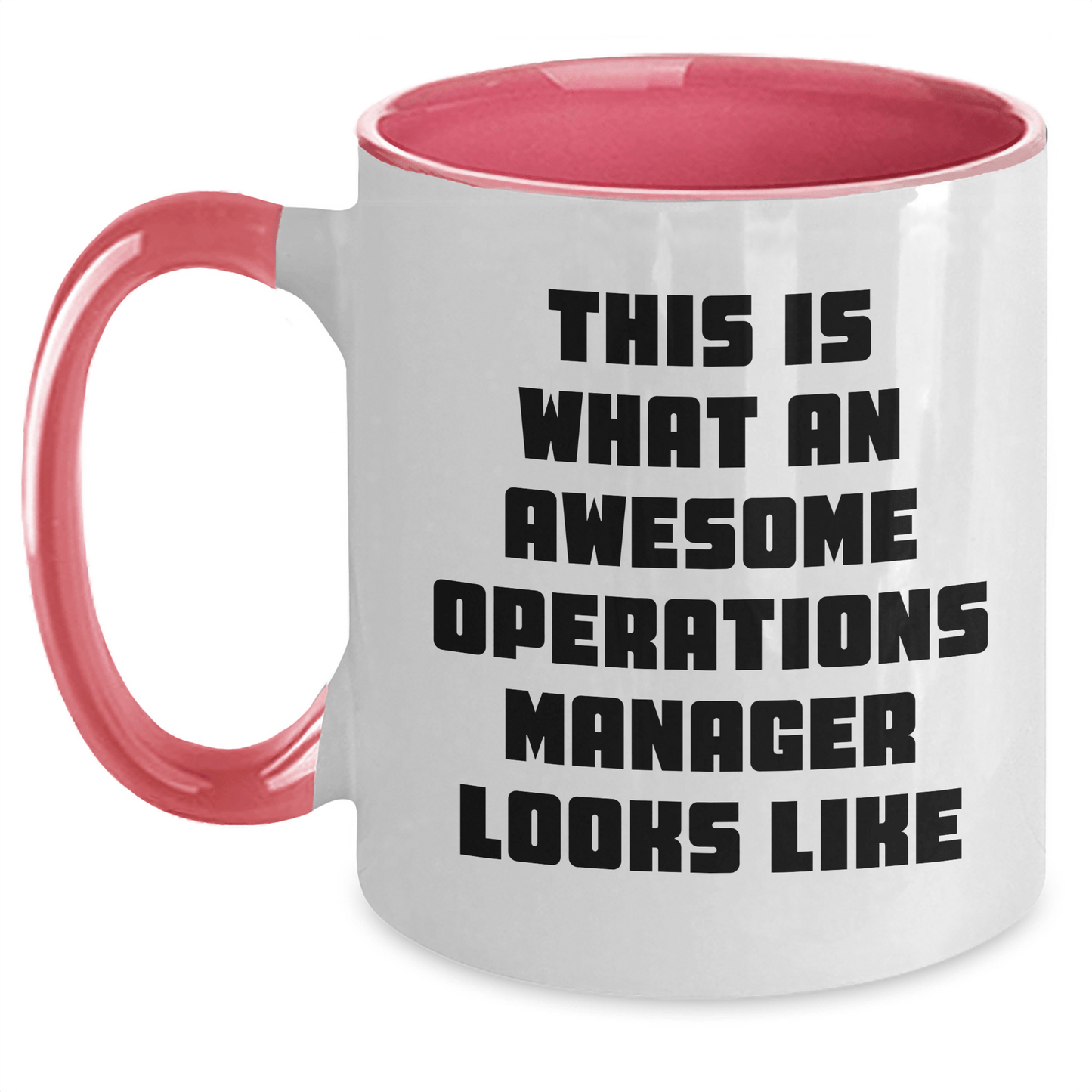 Funny Operations Manager Gifts from Friends for Him - This Is What An Awesome Operations Manager Looks Like Two Tone Coffee Mug for Dad's Special Day - The Buy Boom