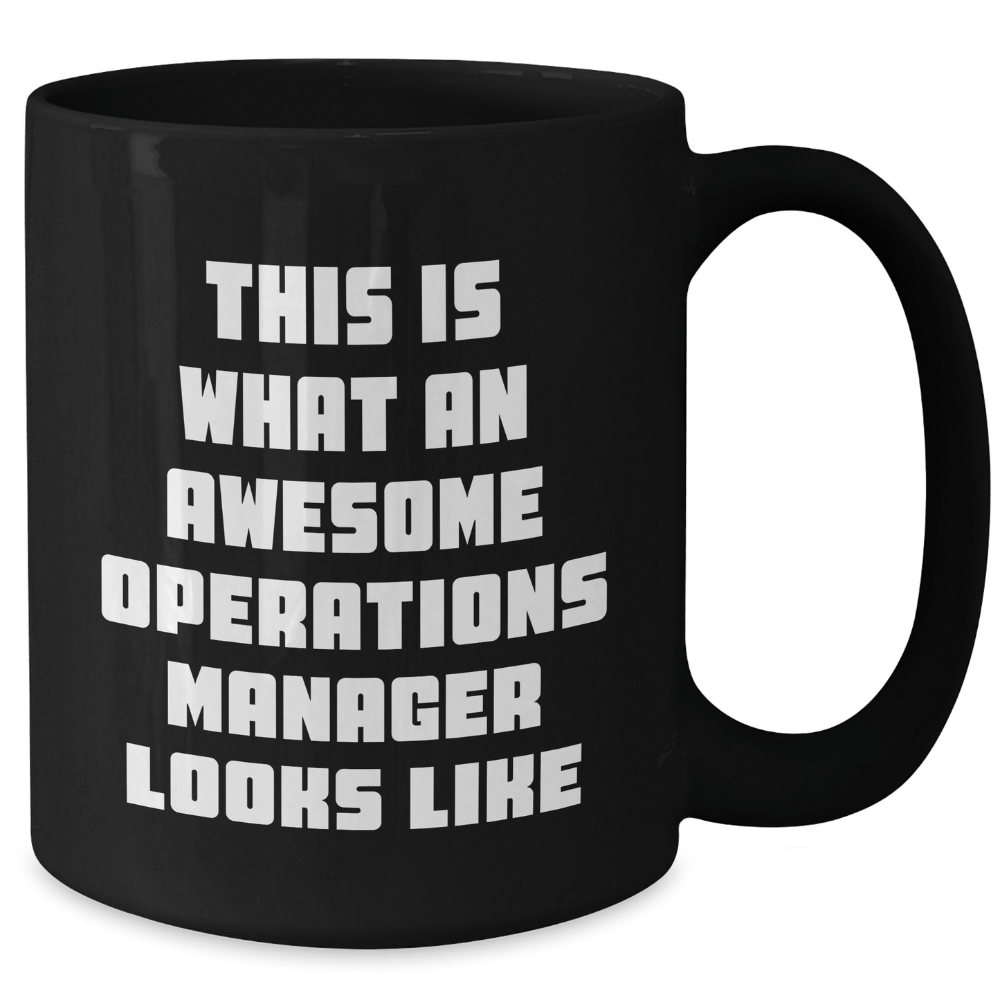 Funny Operations Manager Gifts from Men, Black Ceramic Mugs, This Is What An Awesome Operations Manager Looks Like, Great for Father's Day Unique Gifts - The Buy Boom