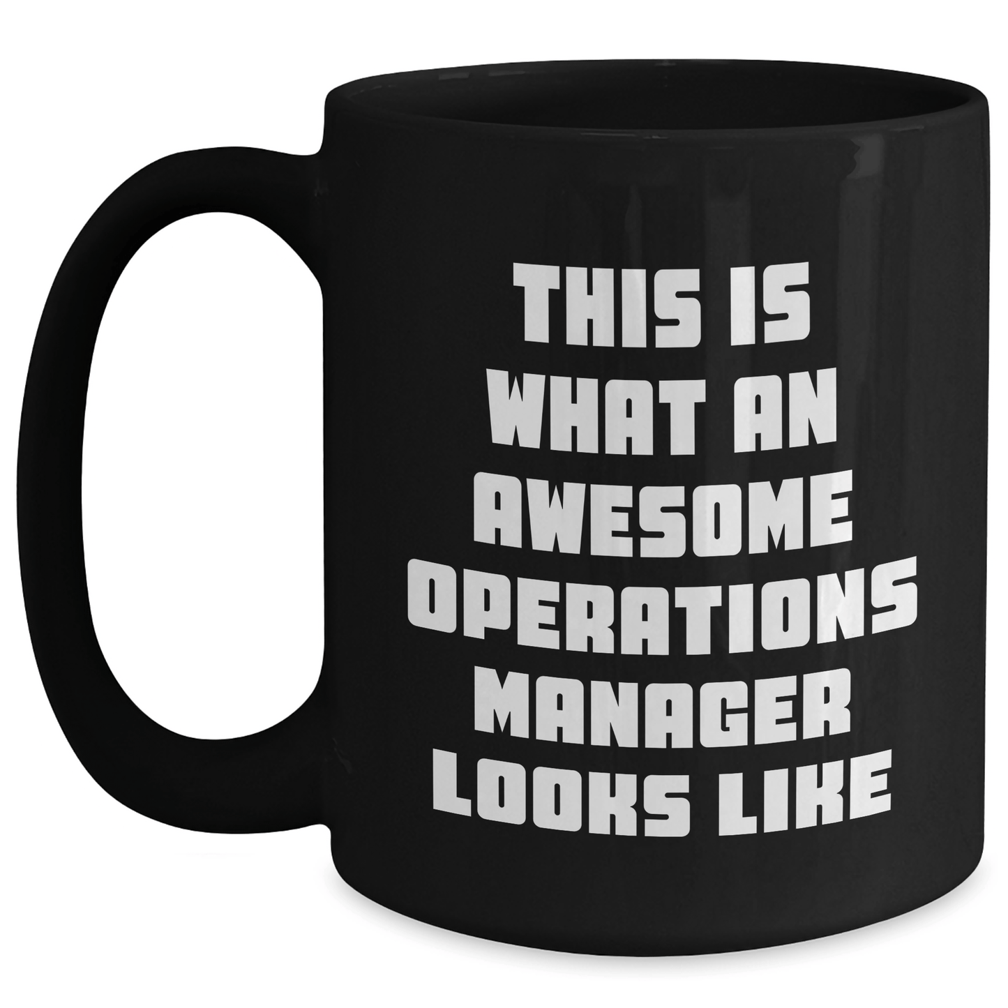 Funny Operations Manager Gifts from Men, Black Ceramic Mugs, This Is What An Awesome Operations Manager Looks Like, Great for Father's Day Unique Gifts - The Buy Boom