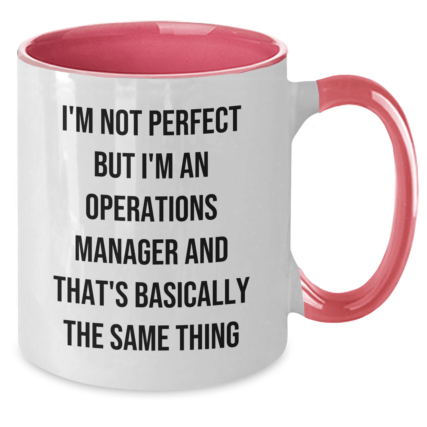 Funny Operations Manager Gifts, Two Tone Coffee Mug for Him, Gifts from Friends, Inspirational Quote for Operations Manager, Father's Day Unique Gifts - The Buy Boom