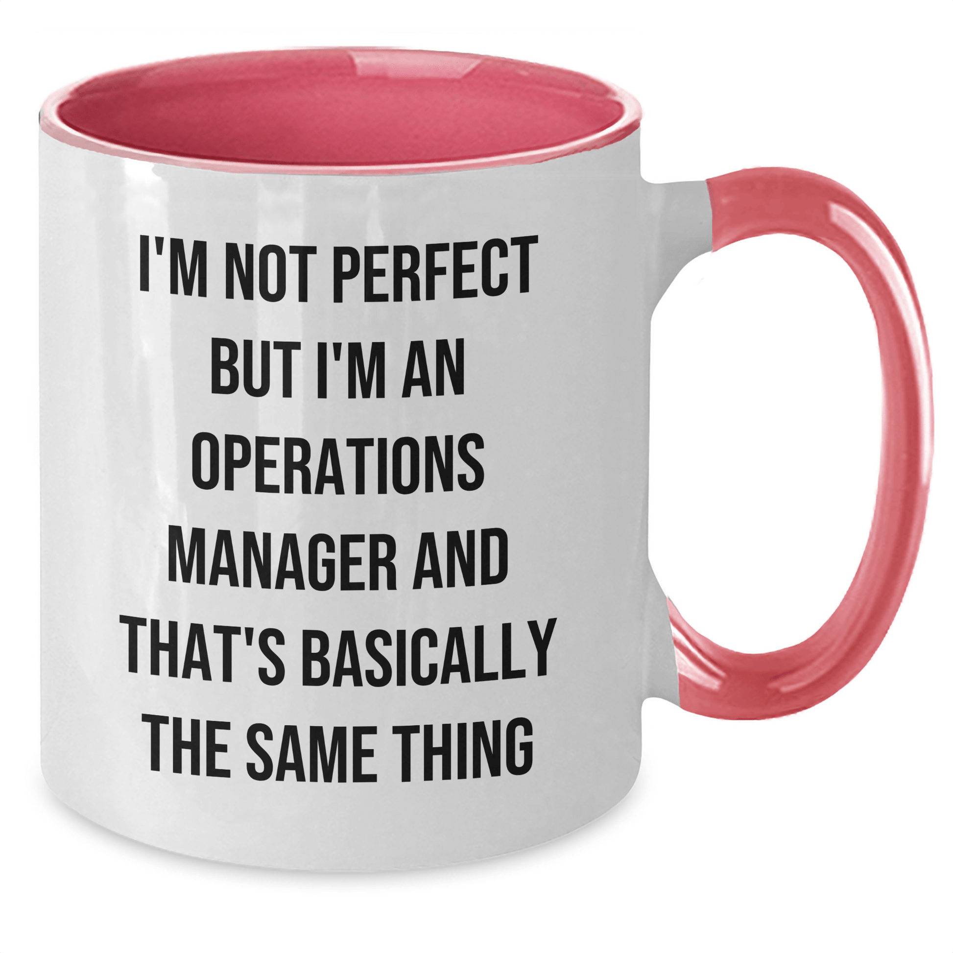 Funny Operations Manager Gifts, Two Tone Coffee Mug for Him, Gifts from Friends, Inspirational Quote for Operations Manager, Father's Day Unique Gifts - The Buy Boom