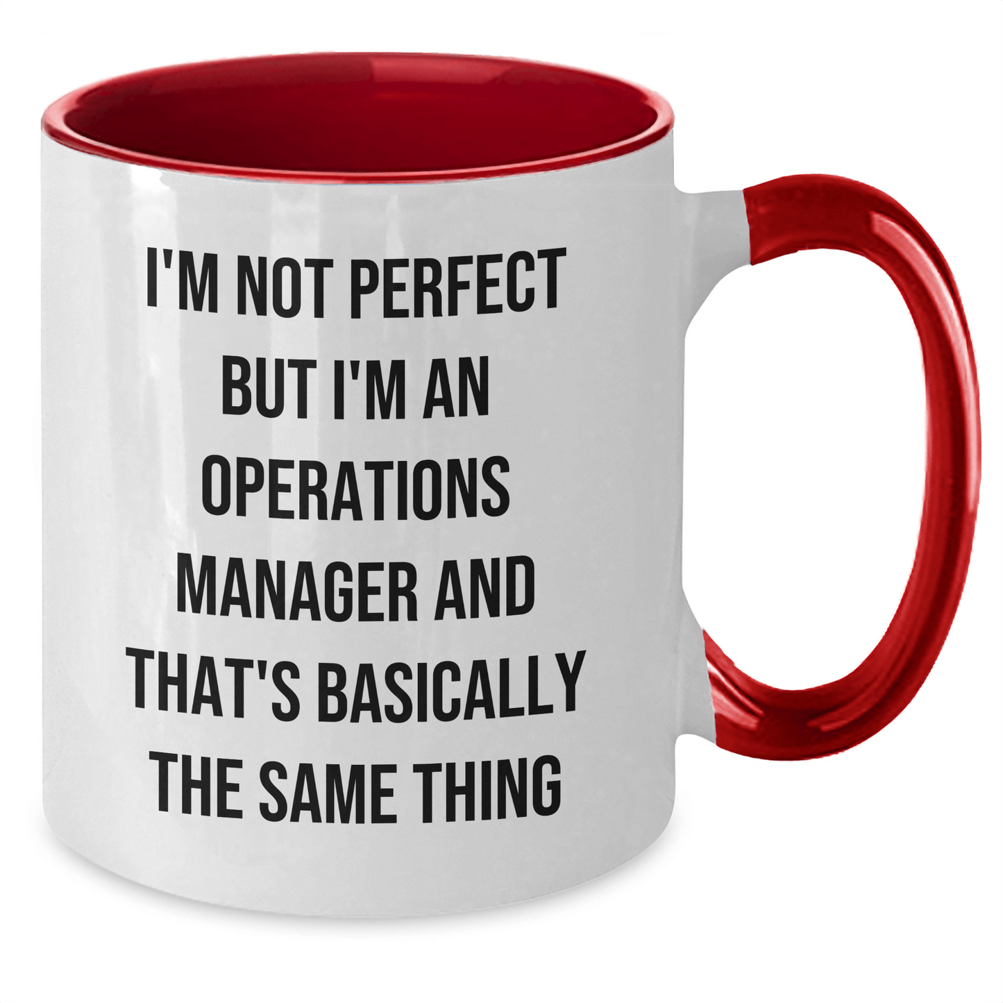 Funny Operations Manager Gifts, Two Tone Coffee Mug for Him, Gifts from Friends, Inspirational Quote for Operations Manager, Father's Day Unique Gifts - The Buy Boom