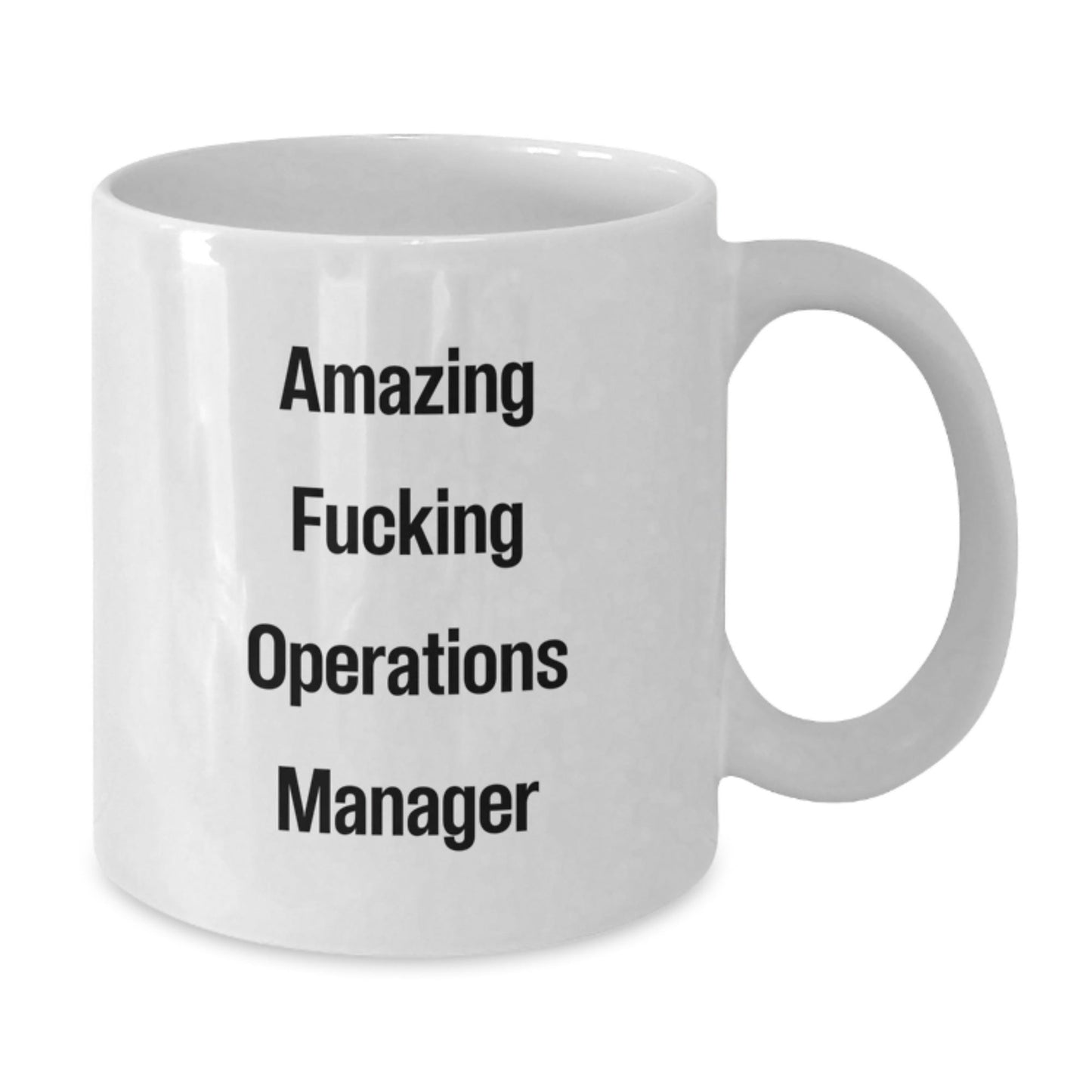Funny Operations Manager White Coffee Mug, Gifts for Operations Manager, Unique Christmas Unique Gifts from Friends, White Ceramic Mug - The Buy Boom