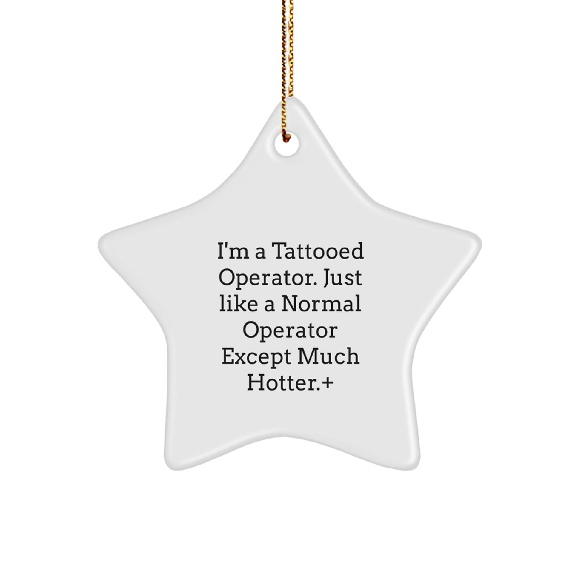Funny Operator Gifts for Operator Friends, Unique Star Ornaments for Operator Fans, Unique Christmas Unique Gifts from Friends for Operator - The Buy Boom
