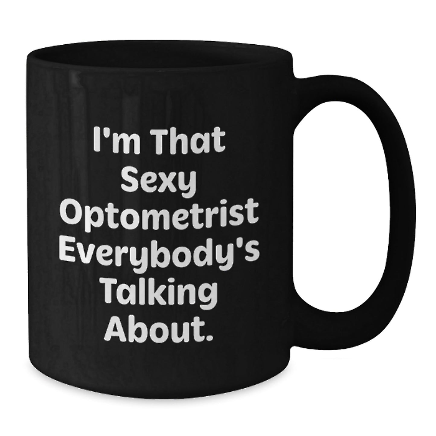 Funny Optometrist Gifts from Friends Funny Quote Black Coffee Mug Christmas Unique - The Buy Boom