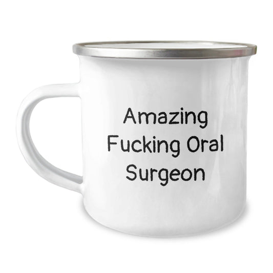 Funny Oral Surgeon Gifts from Friends for Birthday, Amazing Camping Mug - The Buy Boom