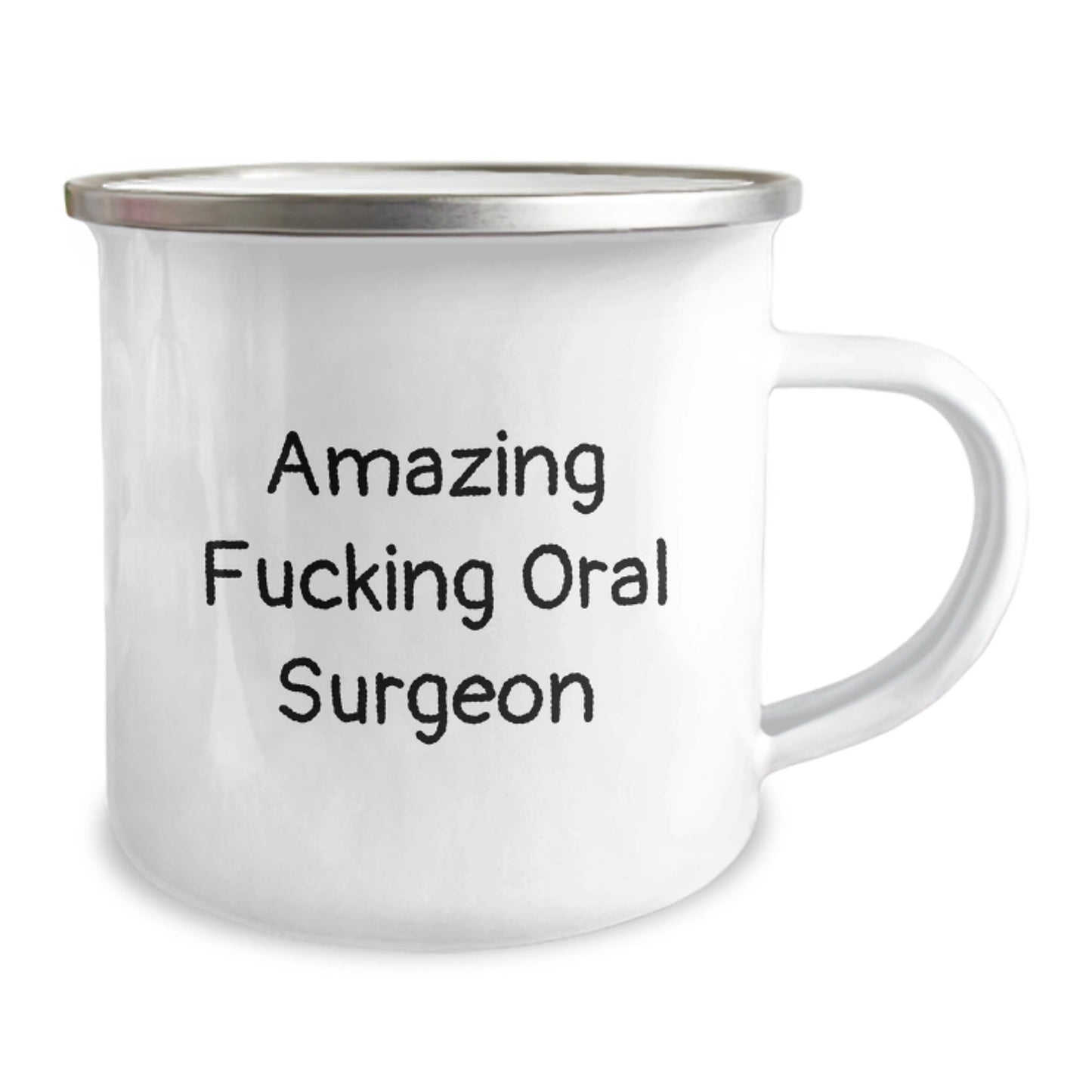 Funny Oral Surgeon Gifts from Friends for Birthday, Amazing Camping Mug - The Buy Boom