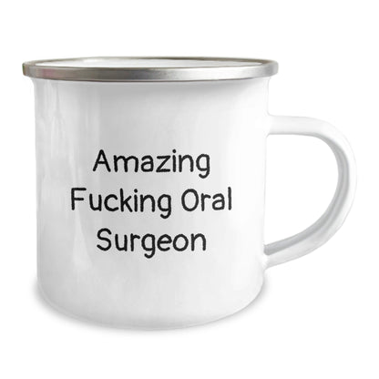 Funny Oral Surgeon Gifts from Friends for Birthday, Amazing Camping Mug - The Buy Boom