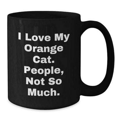 Funny Orange Cat Lover Gifts for Women Men Friends Family from Birthday Unique Orange Cat Mug - The Buy Boom