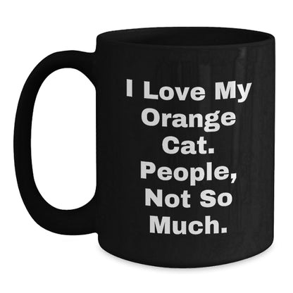 Funny Orange Cat Lover Gifts for Women Men Friends Family from Birthday Unique Orange Cat Mug - The Buy Boom
