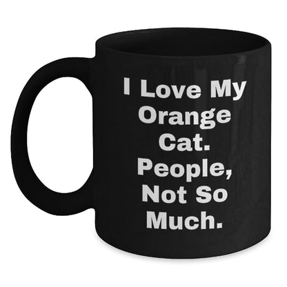 Funny Orange Cat Lover Gifts for Women Men Friends Family from Birthday Unique Orange Cat Mug - The Buy Boom