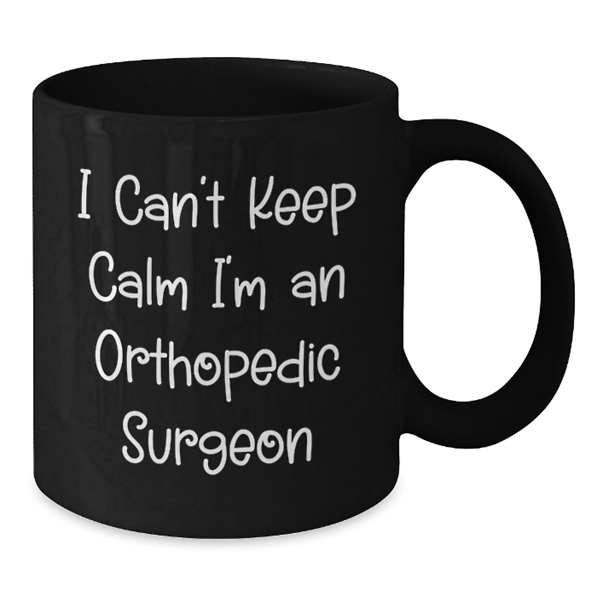 Funny Orthopedic Surgeon Gifts, I'm An Orthopedic Surgeon Black Coffee Mug for Christmas, Unique Orthopedic Surgeon Mugs from Friends and Family - The Buy Boom