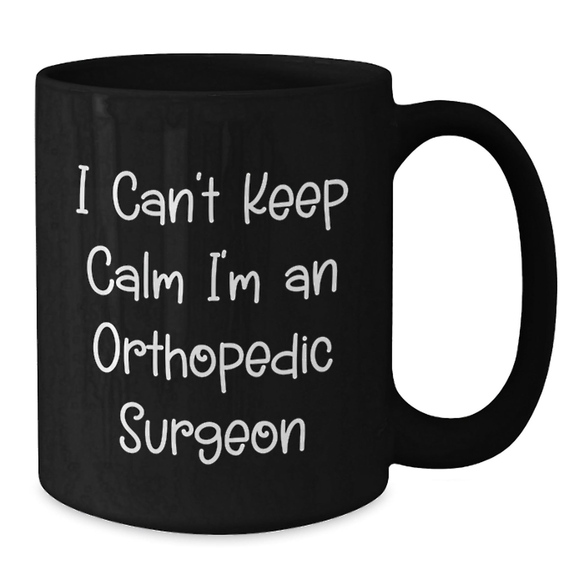 Funny Orthopedic Surgeon Gifts, I'm An Orthopedic Surgeon Black Coffee Mug for Christmas, Unique Orthopedic Surgeon Mugs from Friends and Family - The Buy Boom