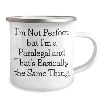 Funny Paralegal Gifts for Dad, I'm Not Perfect Camping Mug, Father's Day Unique Gifts from Family - The Buy Boom