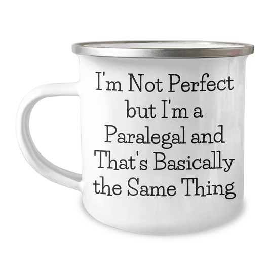 Funny Paralegal Gifts for Dad, I'm Not Perfect Camping Mug, Father's Day Unique Gifts from Family - The Buy Boom