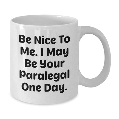 Funny Paralegal Quote White Coffee Mug Gifts from Friends for Paralegal Birthday Unique Gifts - The Buy Boom