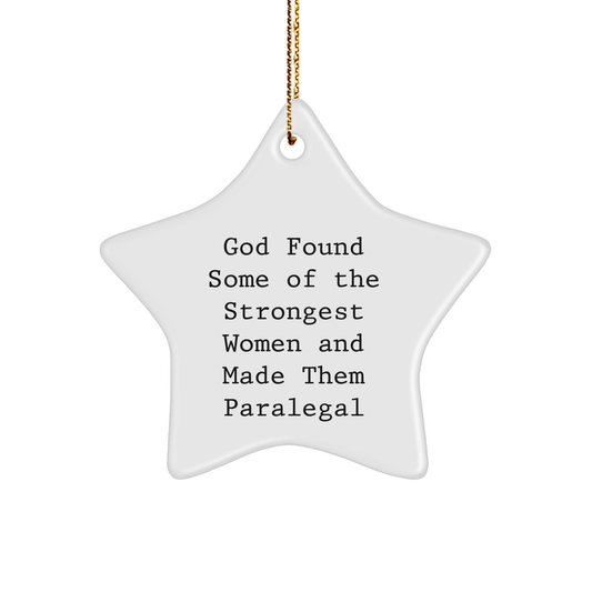Funny Paralegal Star Ornament Gifts from Friends, Coworkers, and Family for Christmas - The Buy Boom