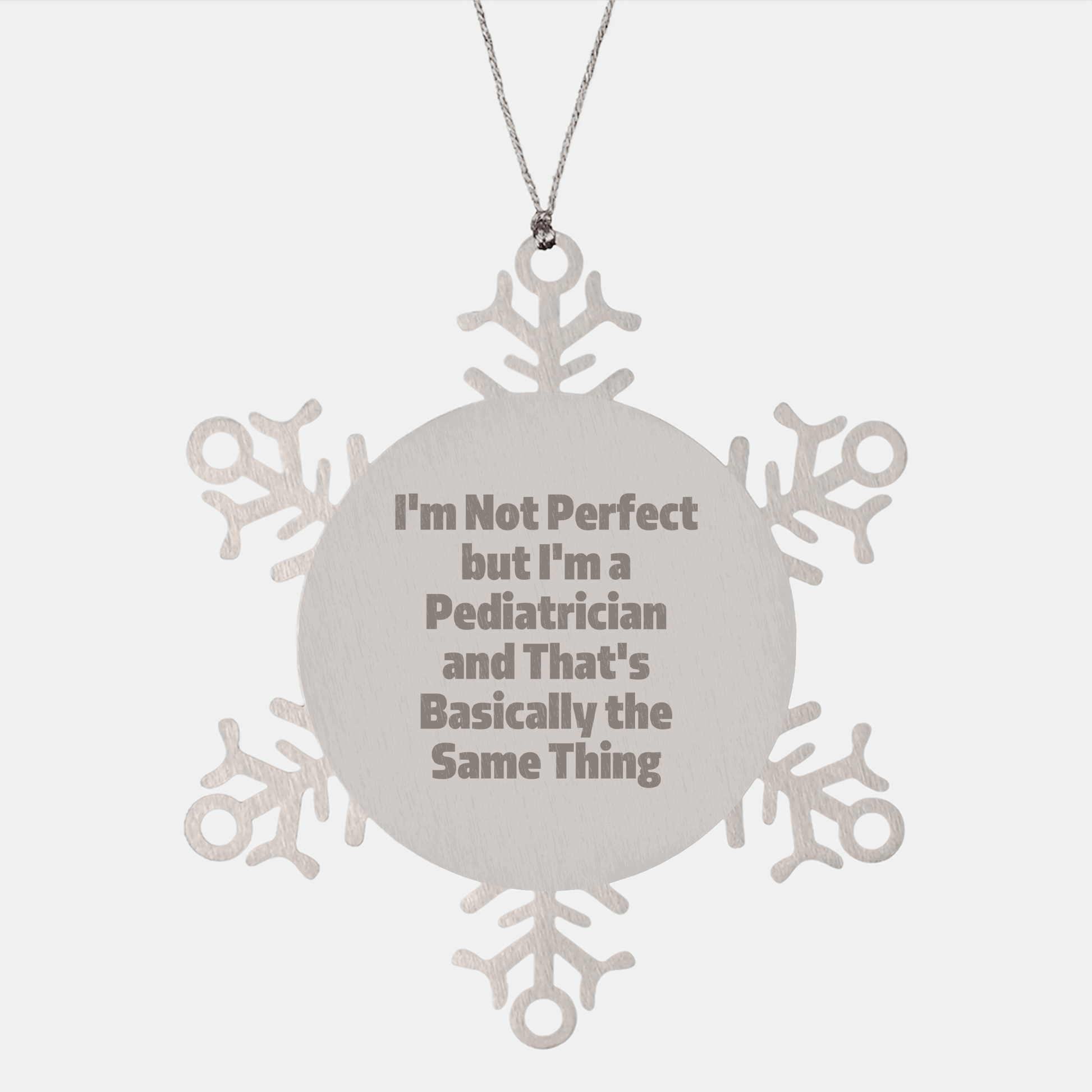 Funny Pediatrician Gifts: Inspirational Snowflake Ornament, Gifts from Men to Pediatrician Friends at Christmas, Perfect Unique Present for Your Favorite Pediatrician - The Buy Boom