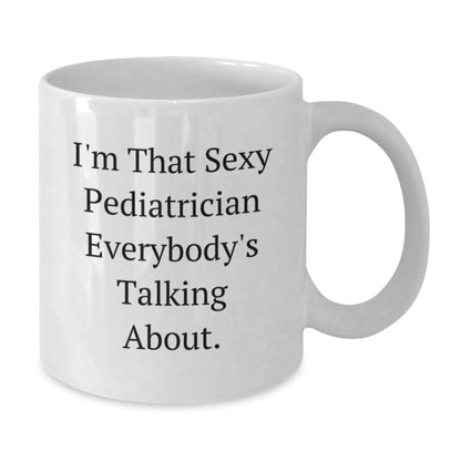 Funny Pediatrician White Coffee Mug Gifts from Friends to Pediatrician Doctors on Christmas Unique Occasions - The Buy Boom