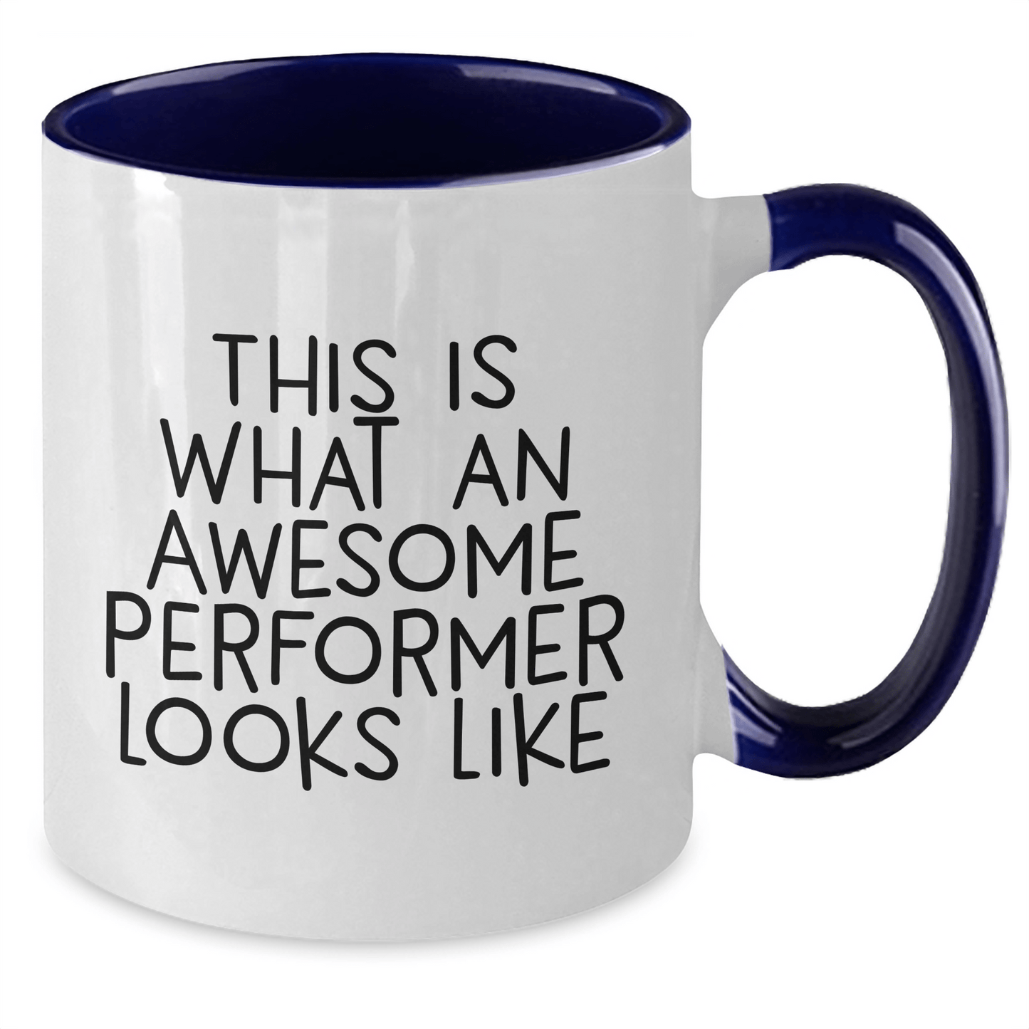 Funny Performer Gifts from Friends on Father's Day - This Is What An Awesome Performer Looks Like Two Tone Coffee Mug - The Buy Boom