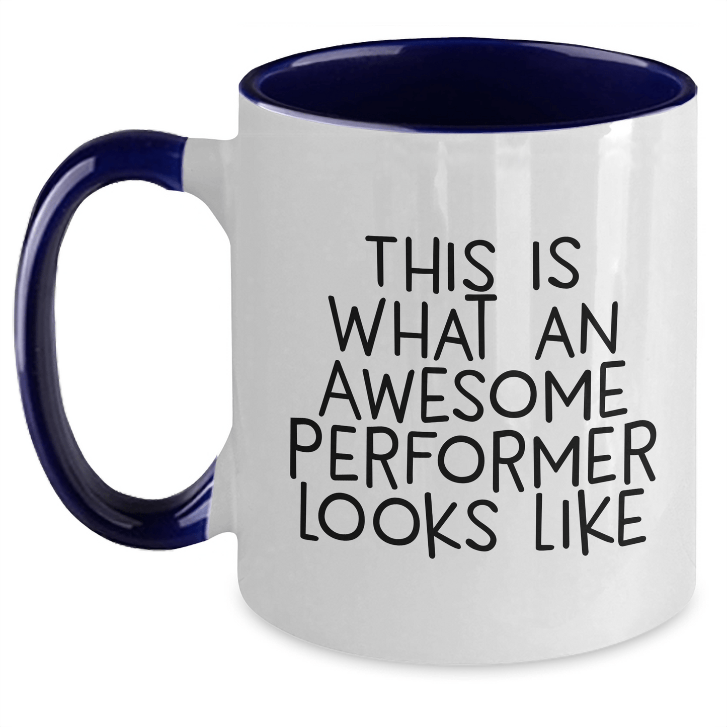 Funny Performer Gifts from Friends on Father's Day - This Is What An Awesome Performer Looks Like Two Tone Coffee Mug - The Buy Boom