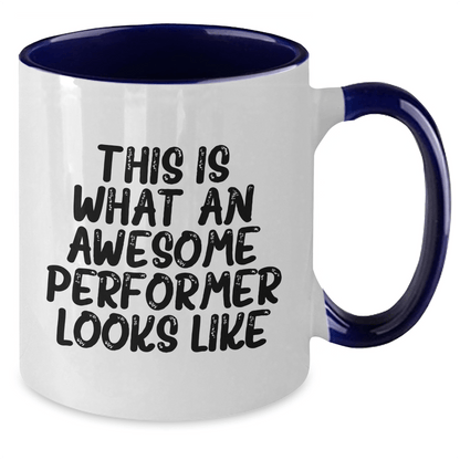 Funny Performer Gifts from Friends to Men - This Is What Awesome Looks Like Two Tone Coffee Mug for Father's Day - The Buy Boom