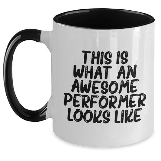 Funny Performer Gifts from Friends to Men - This Is What Awesome Looks Like Two Tone Coffee Mug for Father's Day - The Buy Boom