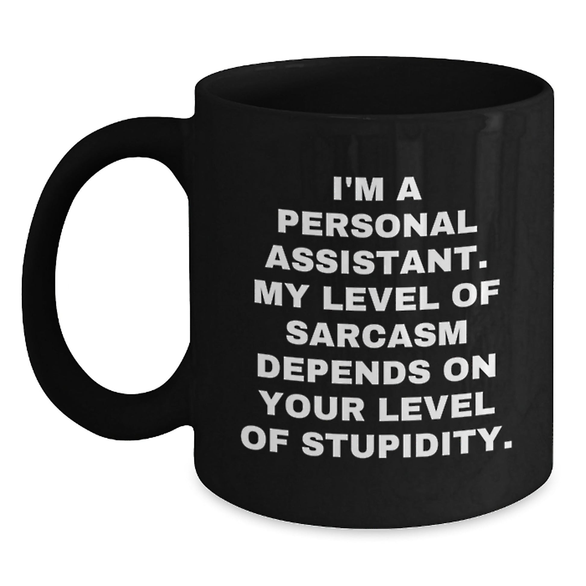 Funny Personal Assistant Gifts for Men, Christmas Unique Mugs from Friends, Best Black Coffee Mug for Personal Assistant - The Buy Boom