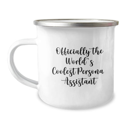 Funny Personal Assistant Gifts for Personal Assistant - Officially The World's Coolest Personal Assistant, Camping Mug Gifts from Men to Friends - The Buy Boom