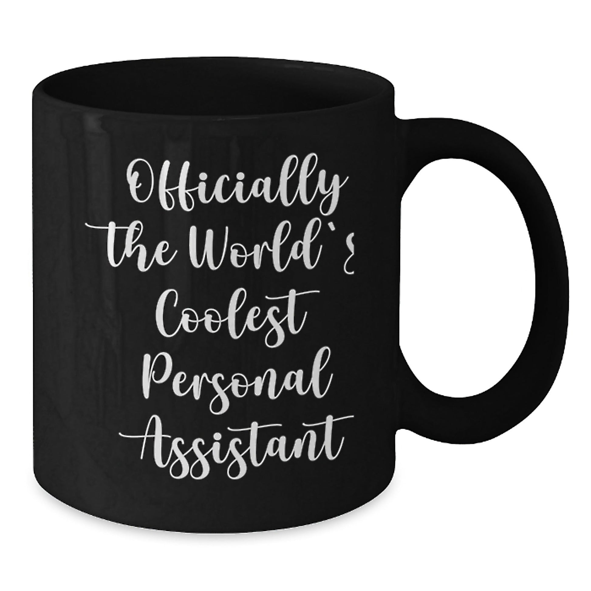 Funny Personal Assistant Gifts from Family for Men - Black Coffee Mug Officially The World's Coolest Personal Assistant Quotes Christmas Unique Gifts - The Buy Boom