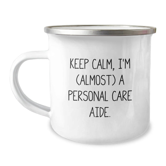 Funny Personal Care Aide Gifts from Men - Camping Mug for Christmas Unique Presents for Personal Care Aide Friends and Family - The Buy Boom