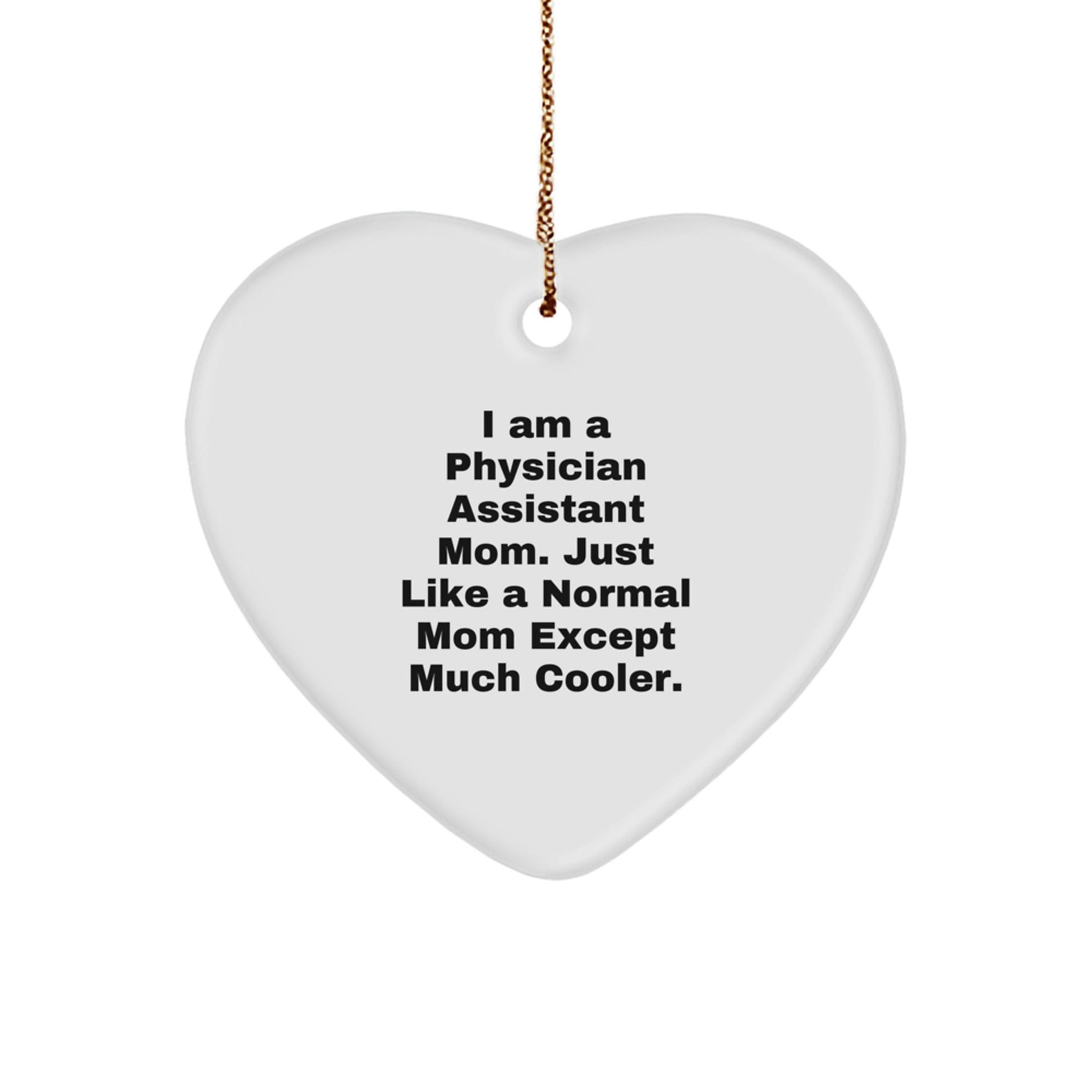 Funny Physician Assistant Gifts from Mom Unique Heart Ornament for Physician Assistant Friends Family - The Buy Boom