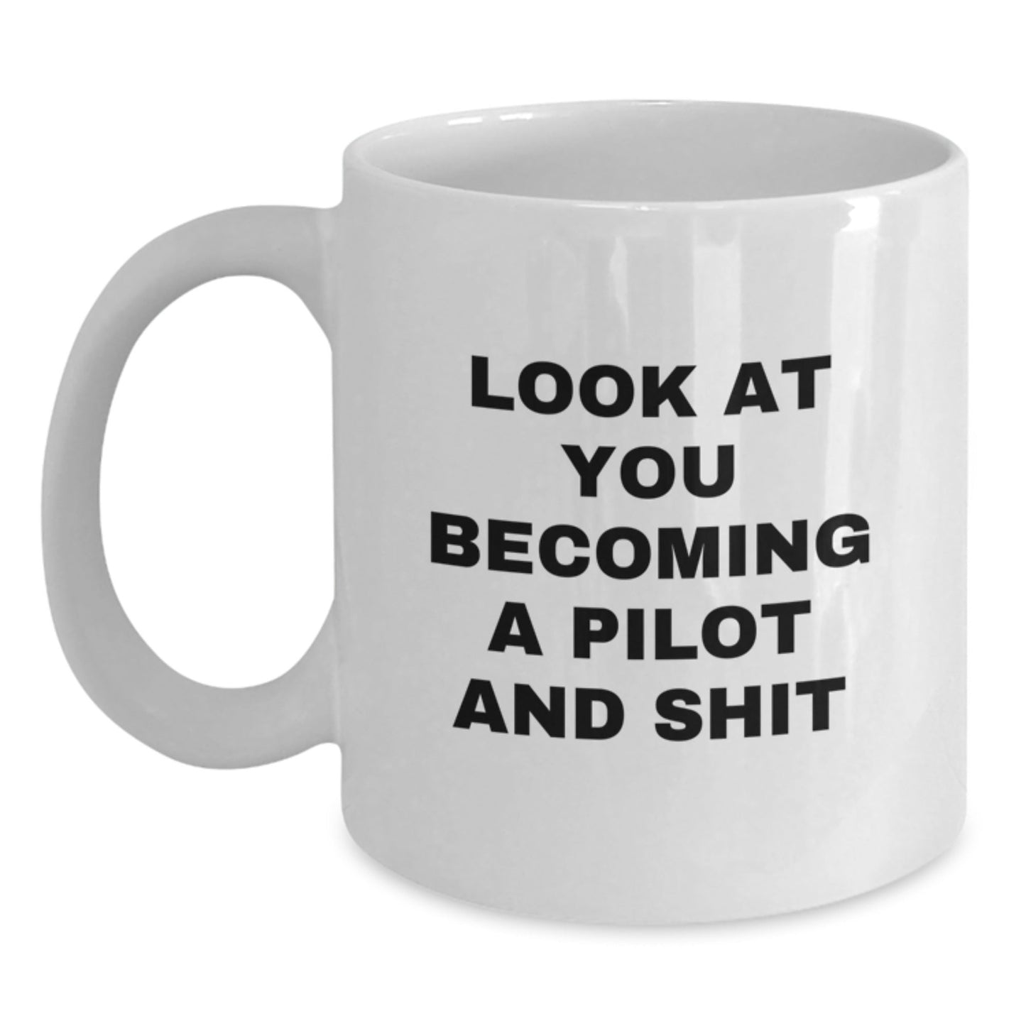 Funny Pilot Gifts for Christmas, White Coffee Mug Quote, Gifts from Friends and Family - The Buy Boom