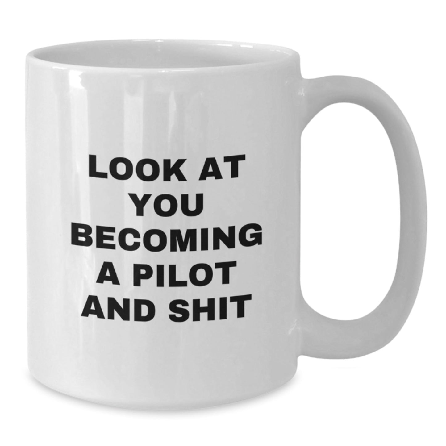 Funny Pilot Gifts for Christmas, White Coffee Mug Quote, Gifts from Friends and Family - The Buy Boom