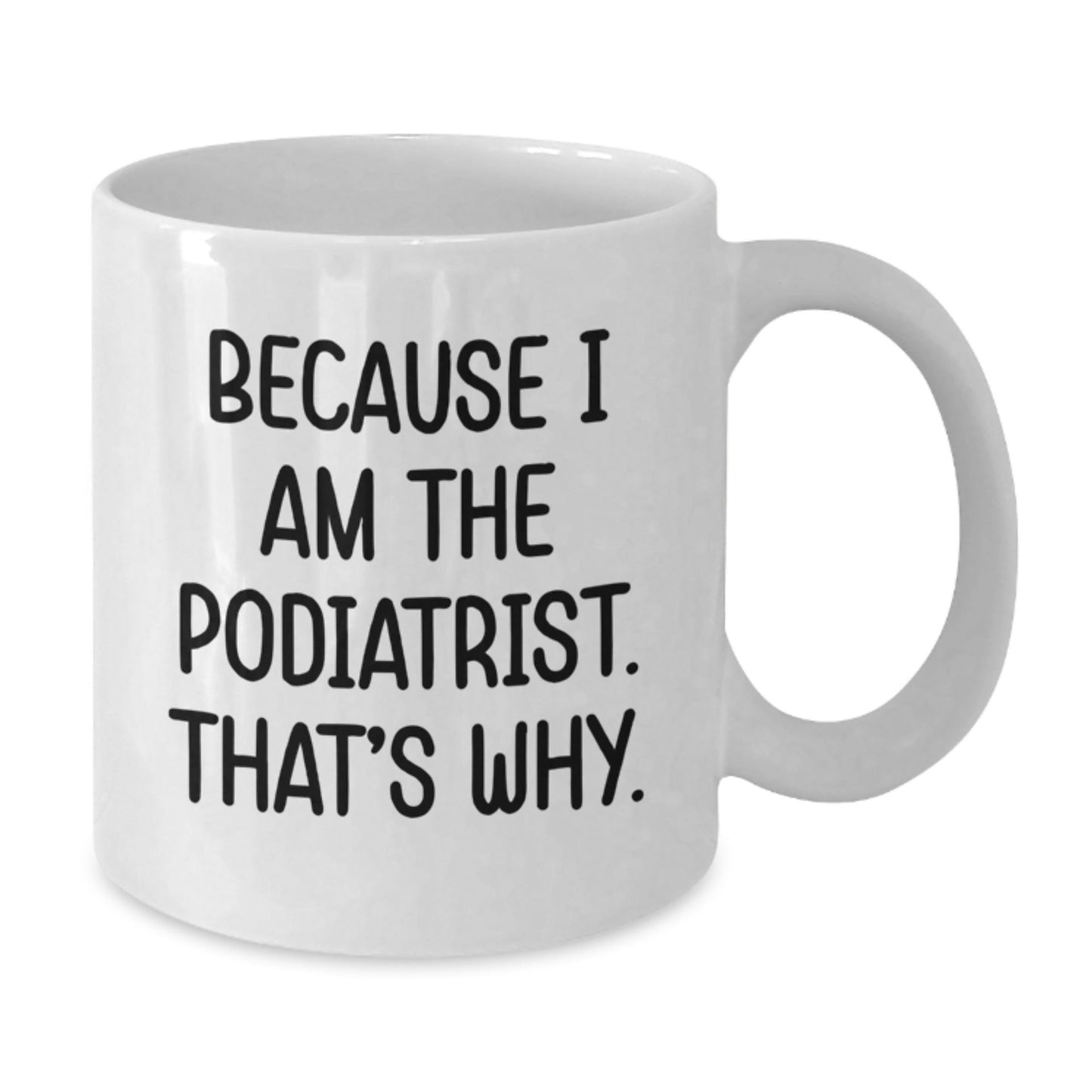 Funny Podiatrist Gifts for Him, White Coffee Mug for Christmas Unique Presents from Friends for Podiatrist - The Buy Boom