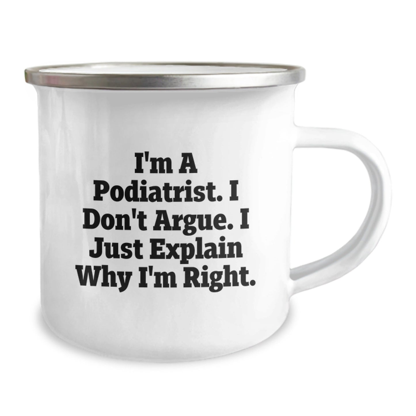 Funny Podiatrist Gifts from Friends, Unique Christmas Unique Gifts for Podiatrist, Camping Mug with Podiatrist Humor - The Buy Boom