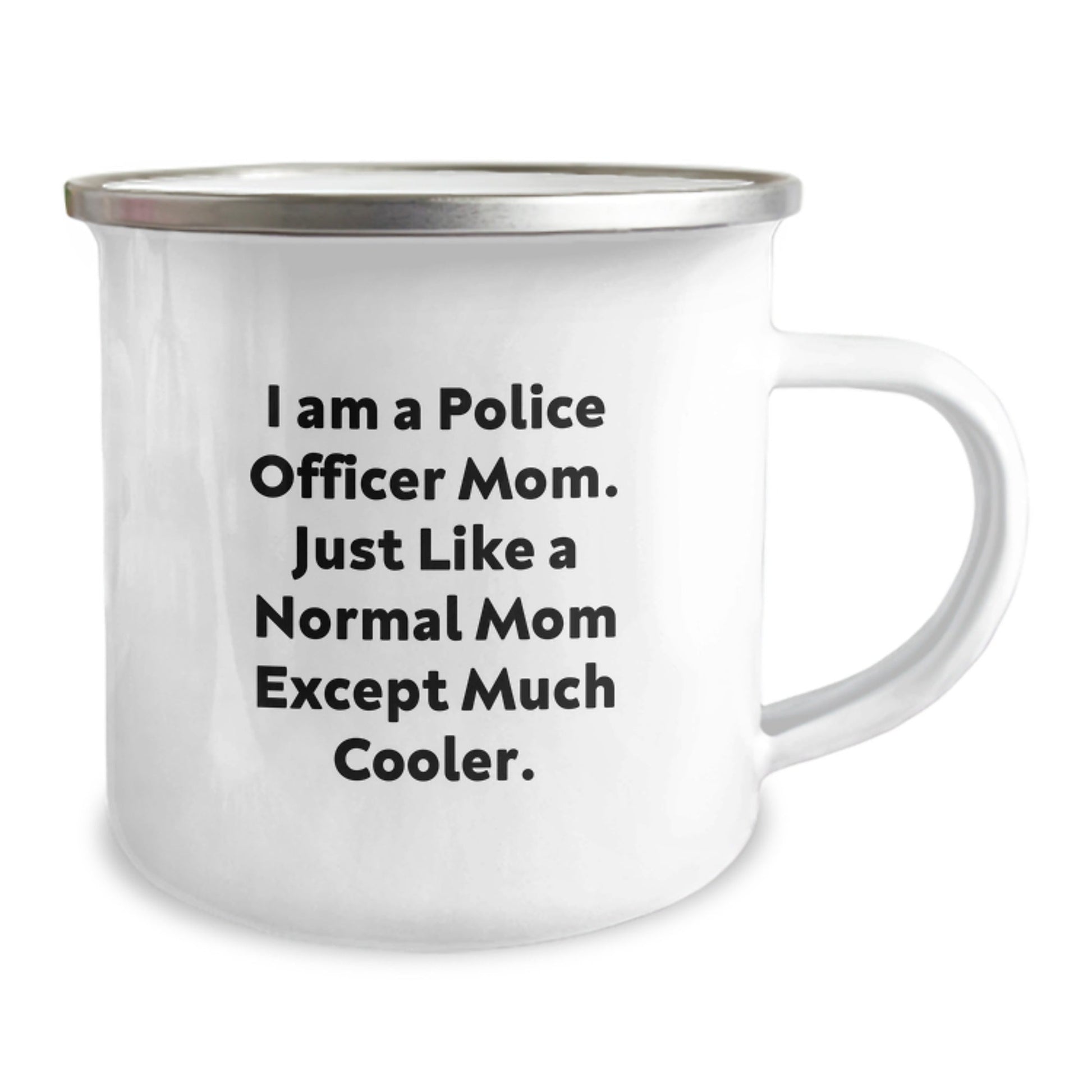 Funny Police Officer Camping Mug Gifts for Police Officer Moms - Unique Christmas Unique Gifts from a Proud Mom - The Buy Boom