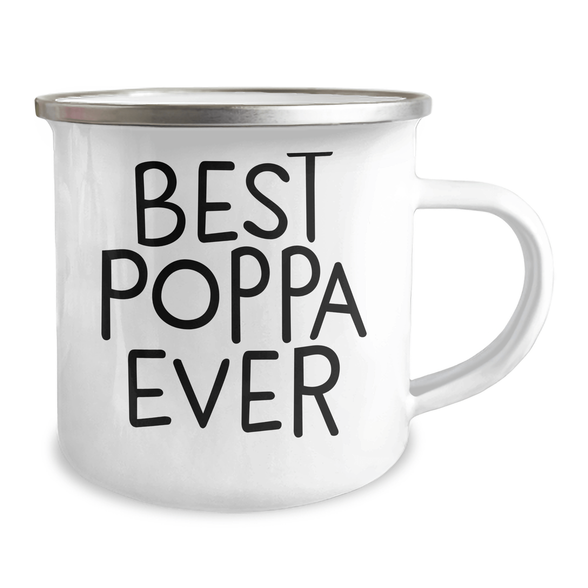Funny Poppa Gifts from Friends - Best Poppa Ever Camping Mug, Father's Day Unique Gifts for Poppa, Men, Family - The Buy Boom