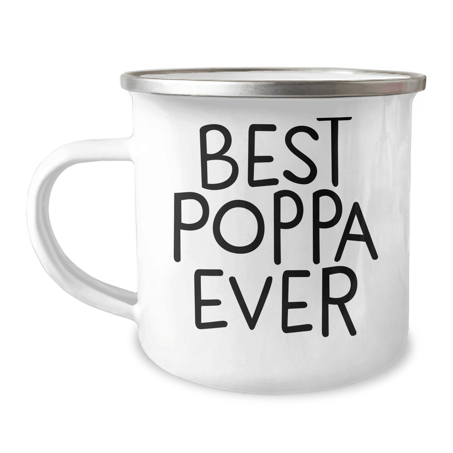 Funny Poppa Gifts from Friends - Best Poppa Ever Camping Mug, Father's Day Unique Gifts for Poppa, Men, Family - The Buy Boom