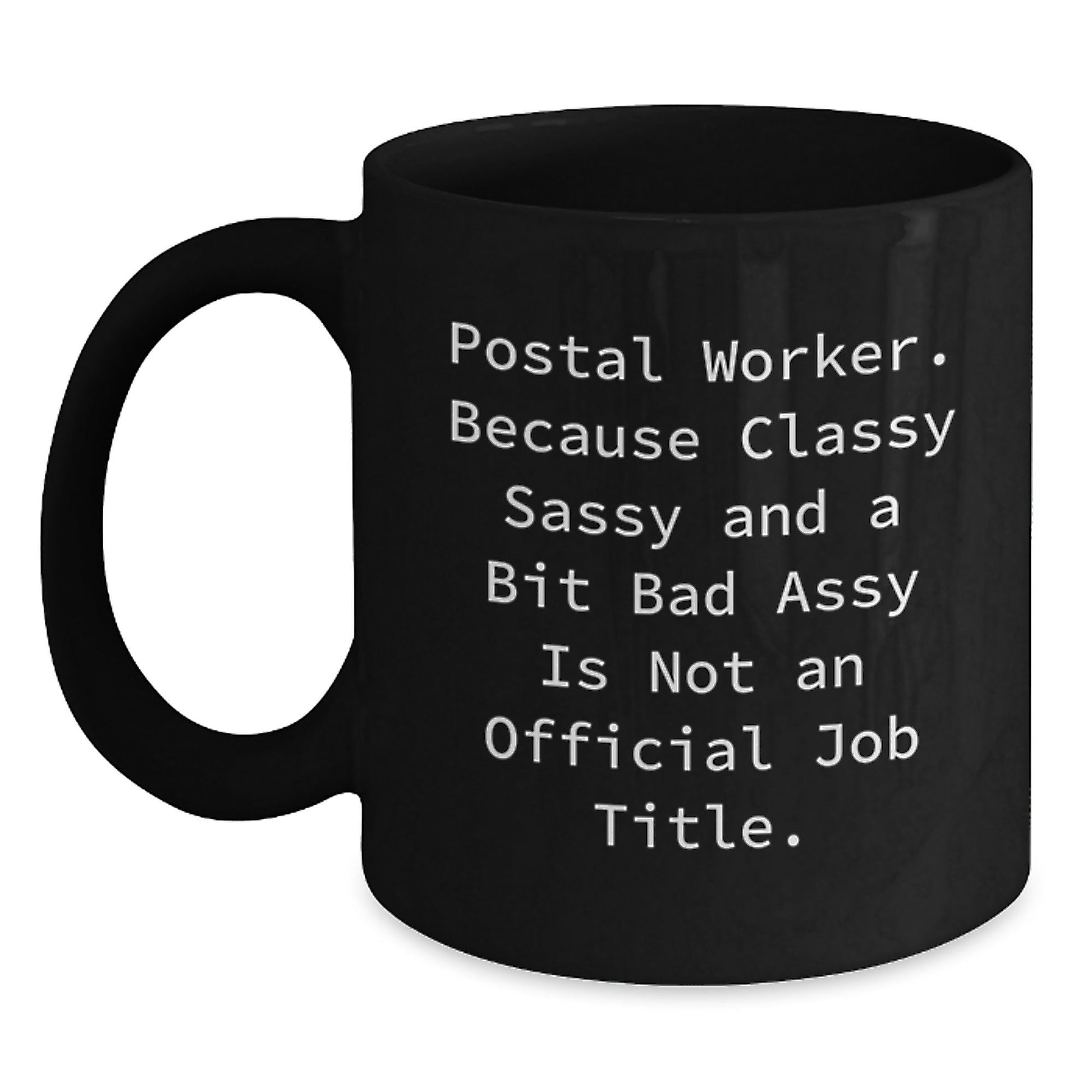 Funny Postal Worker Gifts from Family and Friends - Black Coffee Mug for Postal Worker Humor Christmas Unique Gifts - The Buy Boom